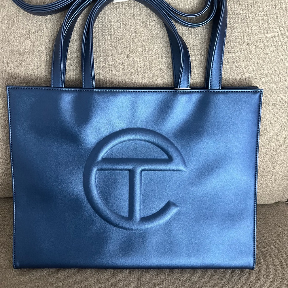 Telfar Medium Shopper in Cobalt Blue currently SOLD OUT